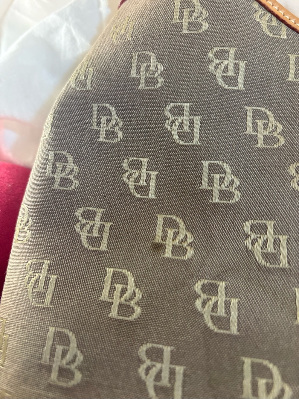 Y2K Dooney & Bourke Classic Signature Hobo Shoulder Bag. Jackie Closure - Picture 14 of 16